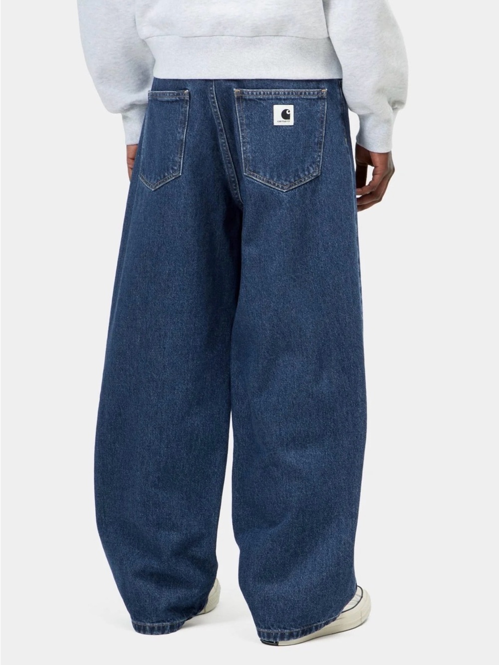 Carhartt WIP Women’s Brandon WIP Relaxed Wide-Leg Jeans - Dark Blue